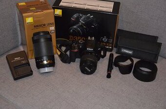 Nikon D3500 2x objektív + príslušenstvo
