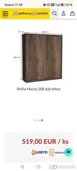 Skriňa Maciej 208 dub lefkas