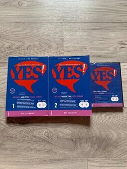 Predám knihy Yes1 a Yes2 maturita z angličtiny B2 + CD / DVD