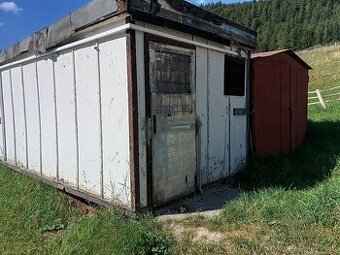 Predám plechovú búdu a unimobunku