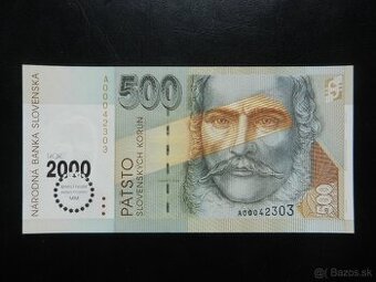 Slovenské bankovky pred eurom bimileniové