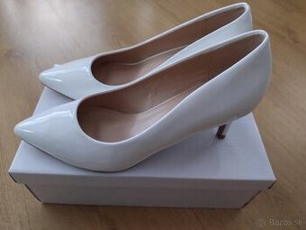 Predám biele lodičky ( svadobné)