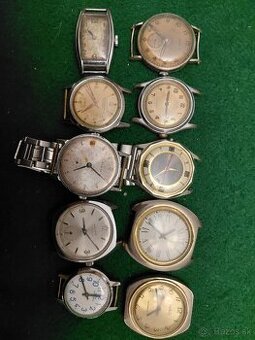 10 x ROZNE HODINKY NA OPRAVU 150EU