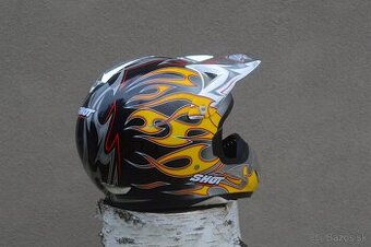 detská prilba okuliare shot pre štvorkolku pitbike