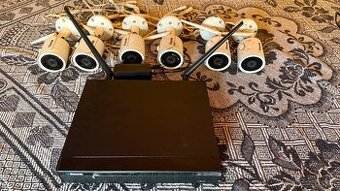 Predám kamerový set Secutek WIFI + 6 kamier + Hardisc 2 TB - 1