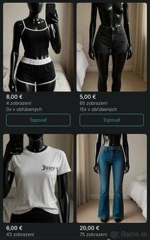 Balík dámskeho oblečenia (XS–S)