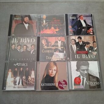 Kolekcia 9 CD – Legendárni tenori a hviezdy operného popu
