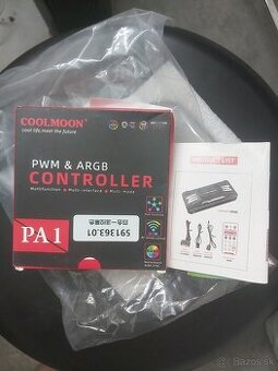 RGB ovládač 4Pin PWM 5V 3Pin ARGB chladiaci ventilátor Intel