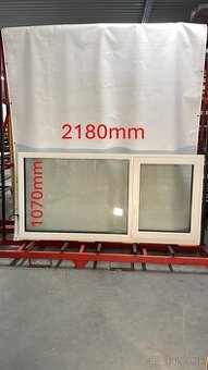 Nové hliníkové 1 krídlové okno s fixom