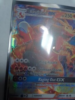 Pkémon karta CHarizardGX