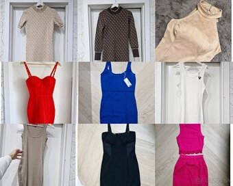 NOVE Guess letne, zimne monogram saty XS - M