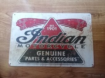 Plechová tabuľa Indian