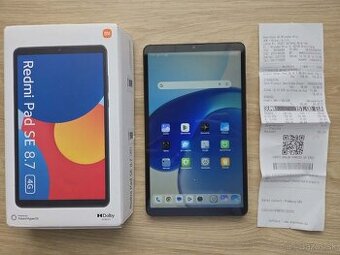 Xiaomi Redmi Pad SE 8.7 LTE 4GB/64GB + 128GB, top,zaruka