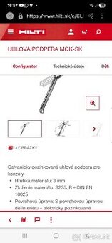 HILTI UHLOVÁ PODPERA MQK-SK