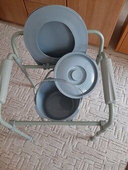 Skladacie mobilné toaletné kreslo - nepoužité