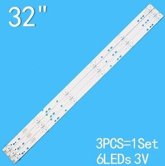 Podsvietenie LED TV 32", 597mm, LED 3V