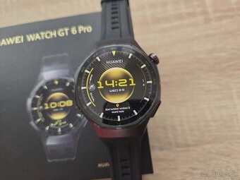 Huawei Watch GT6 Pro 46mm, black, top, zaruka