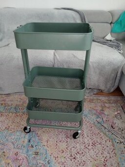 IKEA RASKOG zeleny vozik na kolieskach
