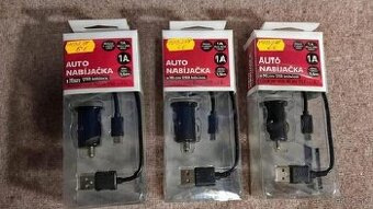 USB nabíjačka MOBILNET 12/24V s káblom 1,5m