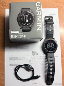 Predám Garmin Fenix 7x pro sapphire solar.