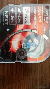 Žiarovky H7 OSRAM Night Breaker Laser +150%
