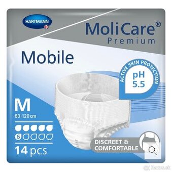 Moli Care inkontinenčné plienky veľkosť M