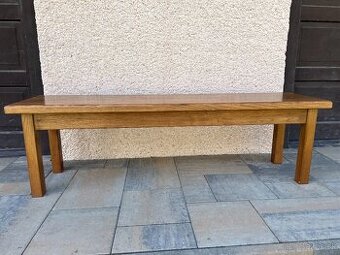 Lavica z masívneho dubu – 150 × 38 × 45 cm