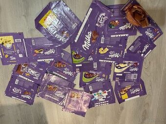 Predám čokoládové obaly 1. - Milka