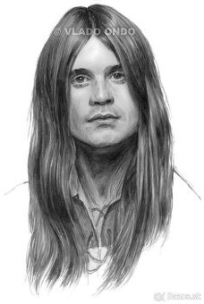 Ozzy Osbourne - unikátne kreslené portréty