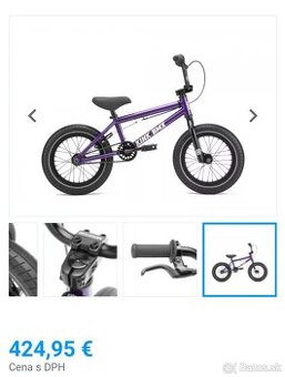 KINK BMX 14" - Špičkové detské bmx