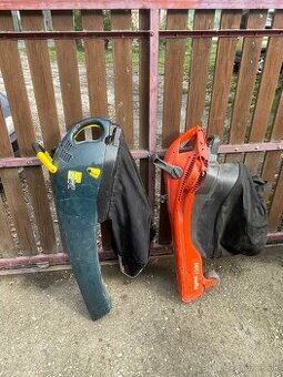 Fukár s vysávačom lístia