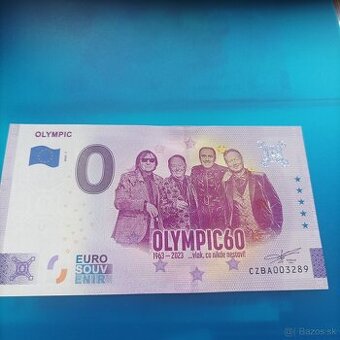 0 euro souvenír Olympic
