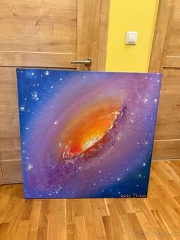 Krasny abstraktny obraz veamiru