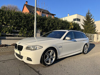 BMW M550D X-DRIVE M-PACKET F11 280KW, M2013,  PŮVOD ČR, BÍLÁ