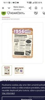 Retro pohľadnica 1956