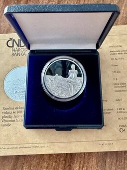 Strieborná minca 200 Kč (2025) proof - Věstonická Venuša