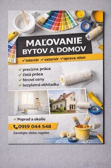 MAĽOVANIE BYTOV A DOMOV