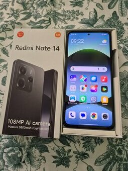 Xiaomi redmi note 14 4g modrý v super stave 6gb ram 128 pama