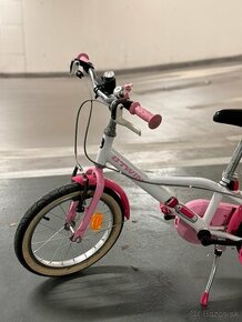 Predám málo jazdený 16” dievčenský bicykel (105-120cm)