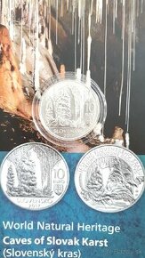 Euromince.10€ Jaskyne Slovenského krasu BK.