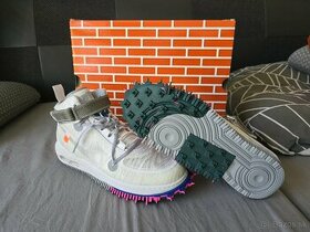 Off-White x Nike Air Force 1 Mid WHITE size 45
