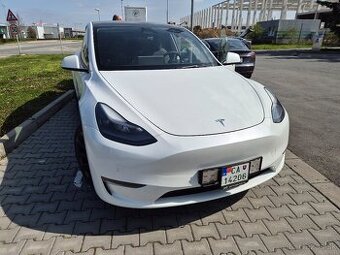 Tesla model Y long Range Awd Fsd Biela perleť