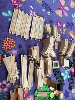 Veľká vláčiková dráha IKEA + LIDL + doplnky