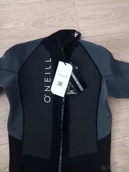 Neoprén O'Neill Reactor II Back Zip 3/2 Full black/graphit