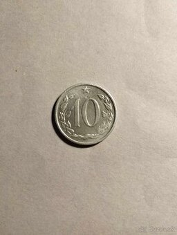 mincu 10 halier 1963 RR vzácnu
