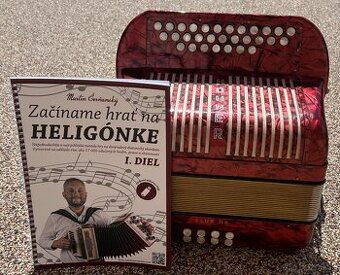 HELIGONKA -- SET na výučbu heligonky pre začiatočníka --