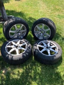 Predám disky 7Jx16H2 ET45, 5/112 s pneumatikami 205/55 R16