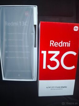 Xiaomi Redmi 13C 8/256GB nový + temperované sklo
