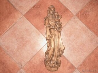 Sv. Marie soška – socha - dřevo  (925G)