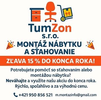 Montáž a demontáž nábytku - 1